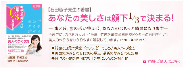 おすすめ書籍 あなたの美しさは顔下1/3で決まる！
